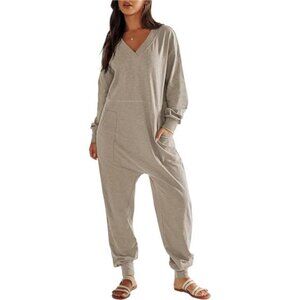 Women's  Fall Jumpsuit – Long Sleeve Casual Loose Fit Romper